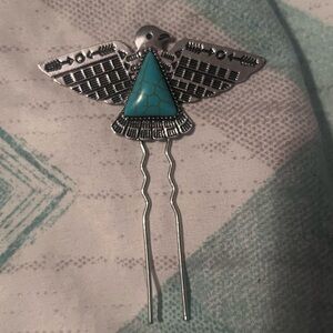 Thunderbird Turquoise Hair Pin